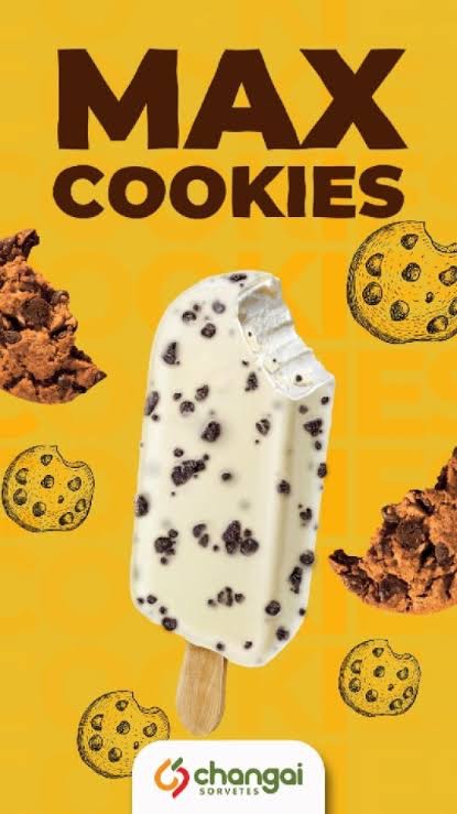 Picolé cookie Max